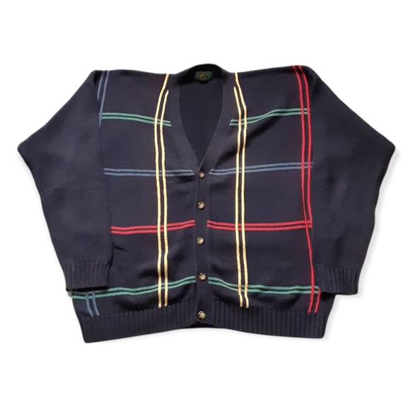 VINTAGE 90s CLUB ROOM CARDIGAN - Picture 1 of 4